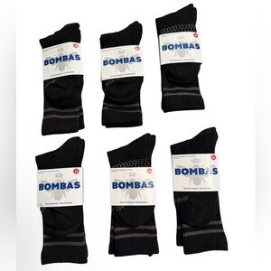 6 Pairs Unisex Bombas Original Half Calf Crew Socks Medium New